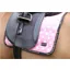 Supreme Products Dotty Fleece Saddle Pad - Pretty Pink