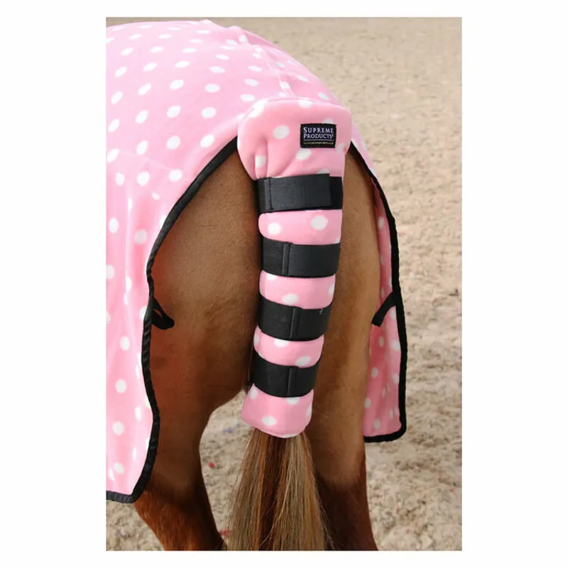 Supreme Products Dotty Fleece Tail Guard - Pretty Pink
