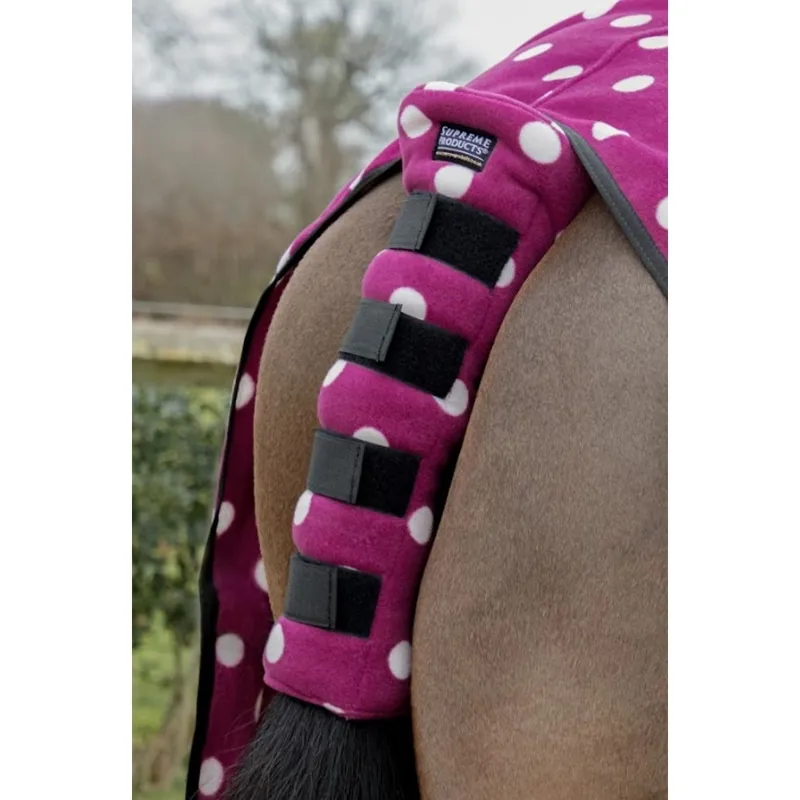 Supreme Products Dotty Fleece Tail Guard - Magical Mulberry