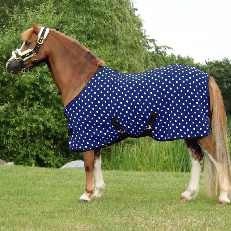Supreme Products Dotty Fleece Rug -  Noble Navy