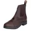 Hy Equestrian Wax Leather Zip Jodhpur Boot - Brown