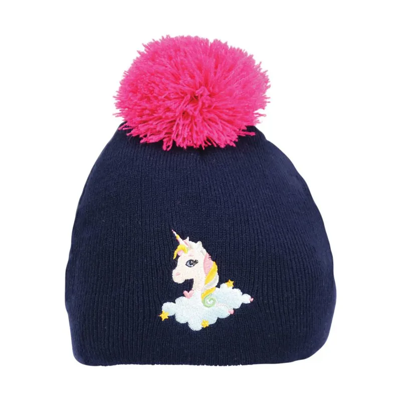 Little Rider Little Unicorn Hat - Navy/Pink 