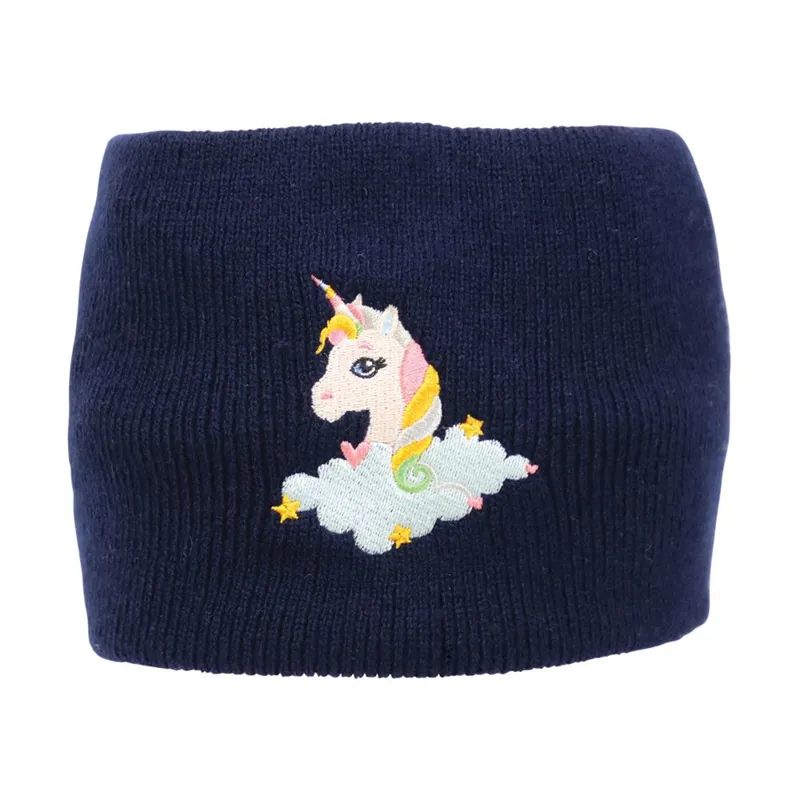 Little Rider Little Unicorn Headband/Snood - Navy 