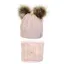Hy Equestrian Morzine Children's Hat and Snood Set - Pink