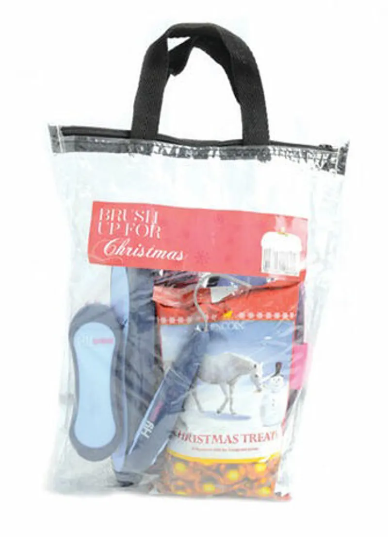 Brush Up For Christmas - Navy/Light Blue