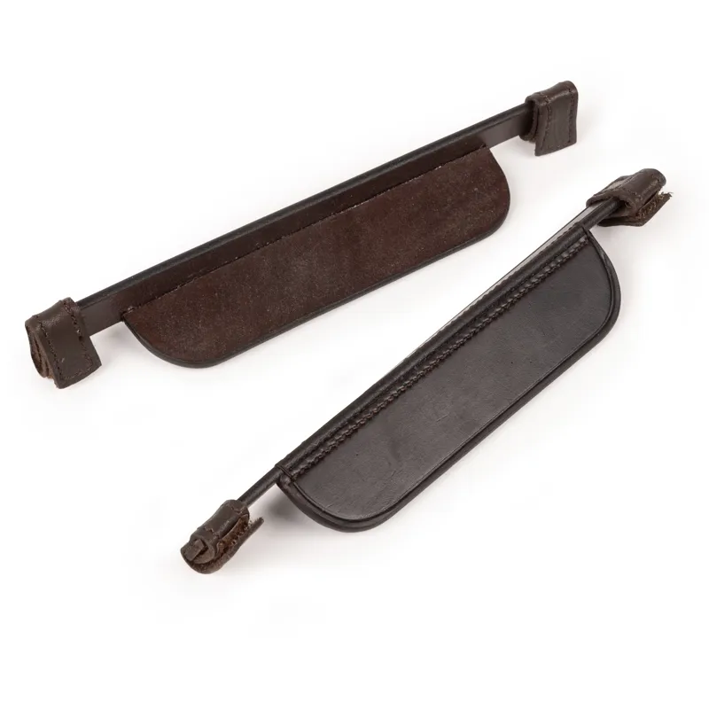 Shires Velociti GARA Leather Blinkers - Havana