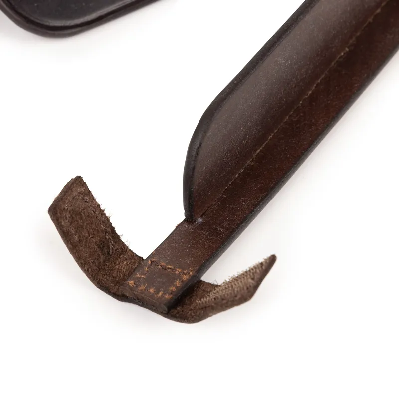 Shires Velociti GARA Leather Blinkers - Havana-1