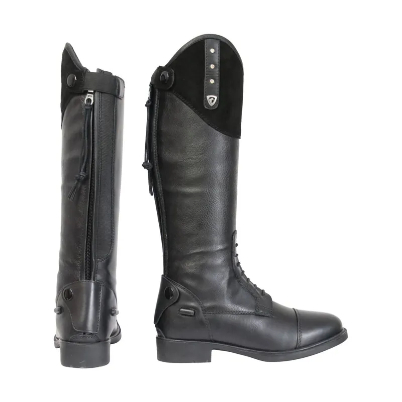 Hy Equestrian Soriso Children's Riding Boots - Black/Silver