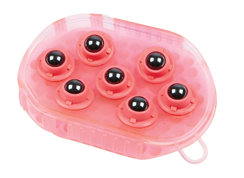 Roma Rubber Massage Mitt - Pink