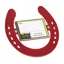 Stubbs Horseshoe Nameplate - Red