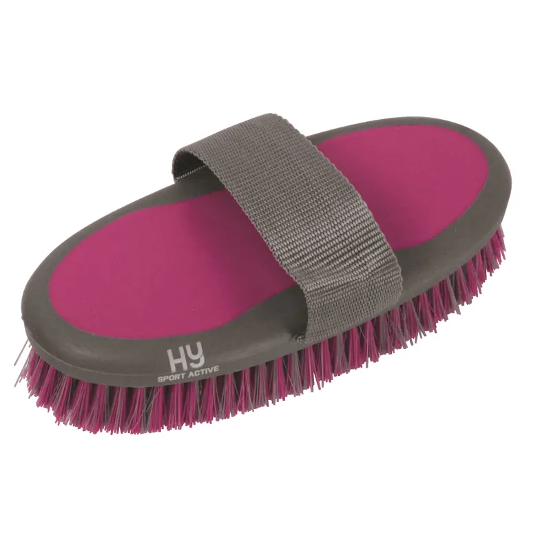 Hy Sport Active Body Brush - Cobalt Pink