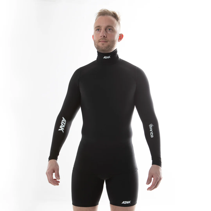 ATAK Unisex Equus Compression Shirt - Black-3