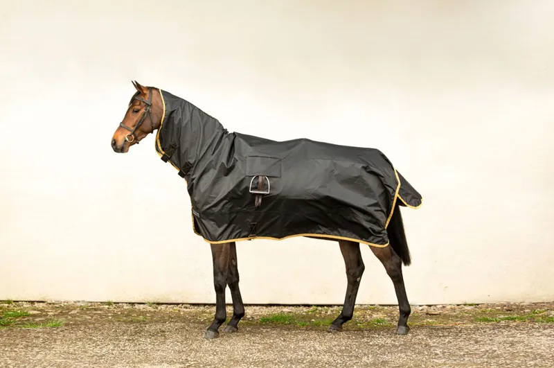 Supreme Products Pro Groom Rain Sheet - Black/Gold