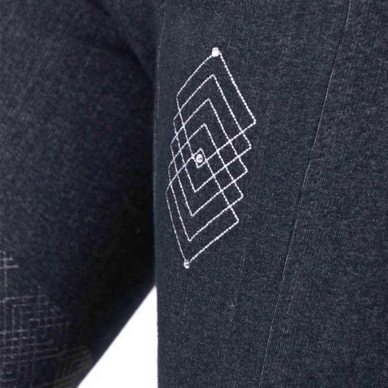 Hy Equestrian Childrens Jesmond Jewel Look Tights - Denim-3