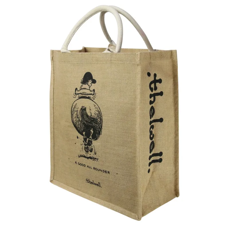 Hy Equestrian Thelwell Collection Hessian Bag - Large