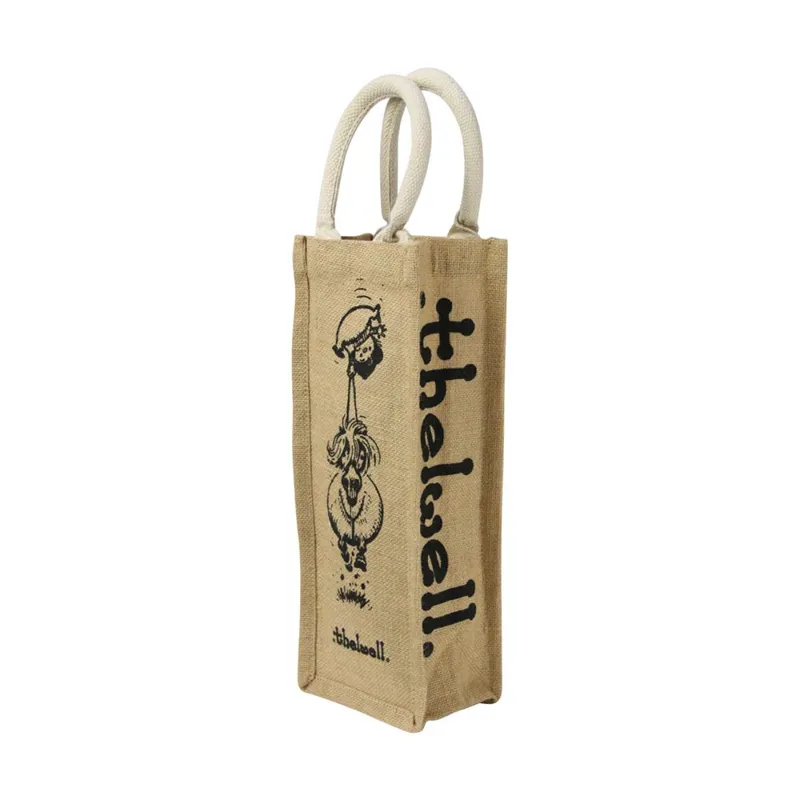 Hy Equestrian Thelwell Collection Hessian Bottle Bag