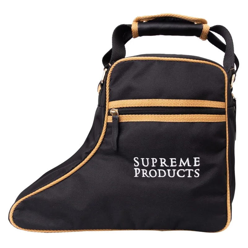 Supreme Products Pro Groom Jodhpur Boot Bag - Black/Gold
