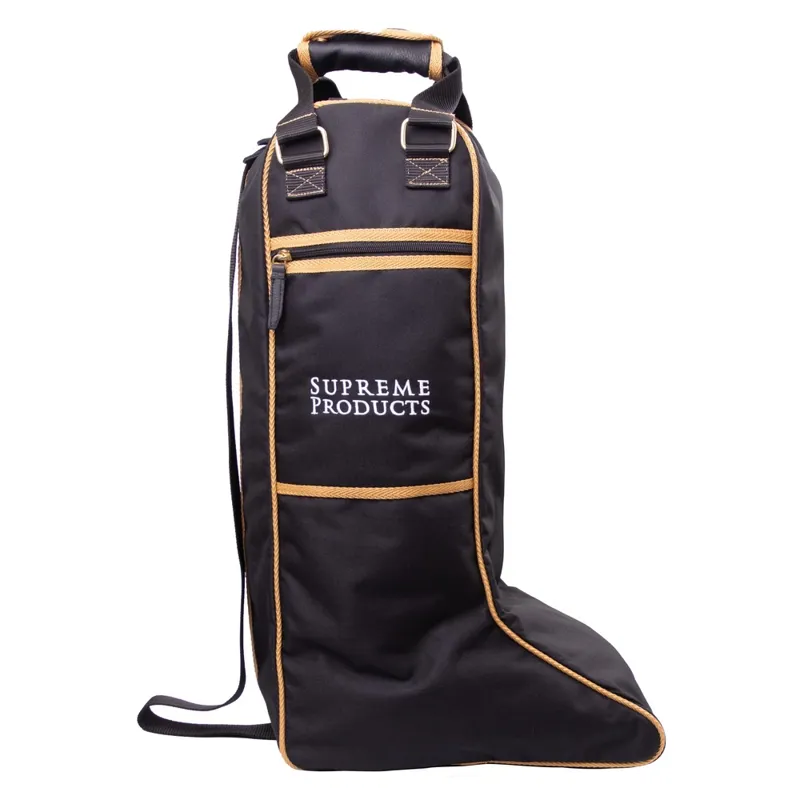 Supreme Products Pro Groom Riding Boot Bag - Black/Gold
