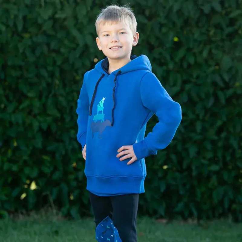 Little Knight Farm Collection Hoodie - Cobalt Blue