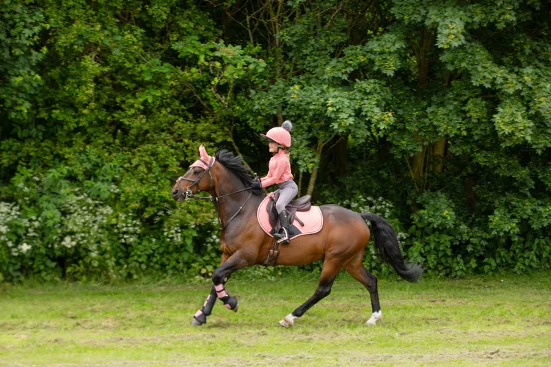 Hy Sport Active Young Rider Base Layer - Coral Rose-2