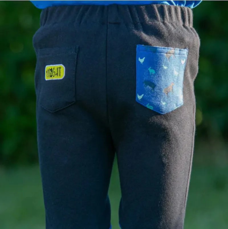 Little Knight Farm Collection Tots Jodhpurs - Navy/Cobalt Blue-1