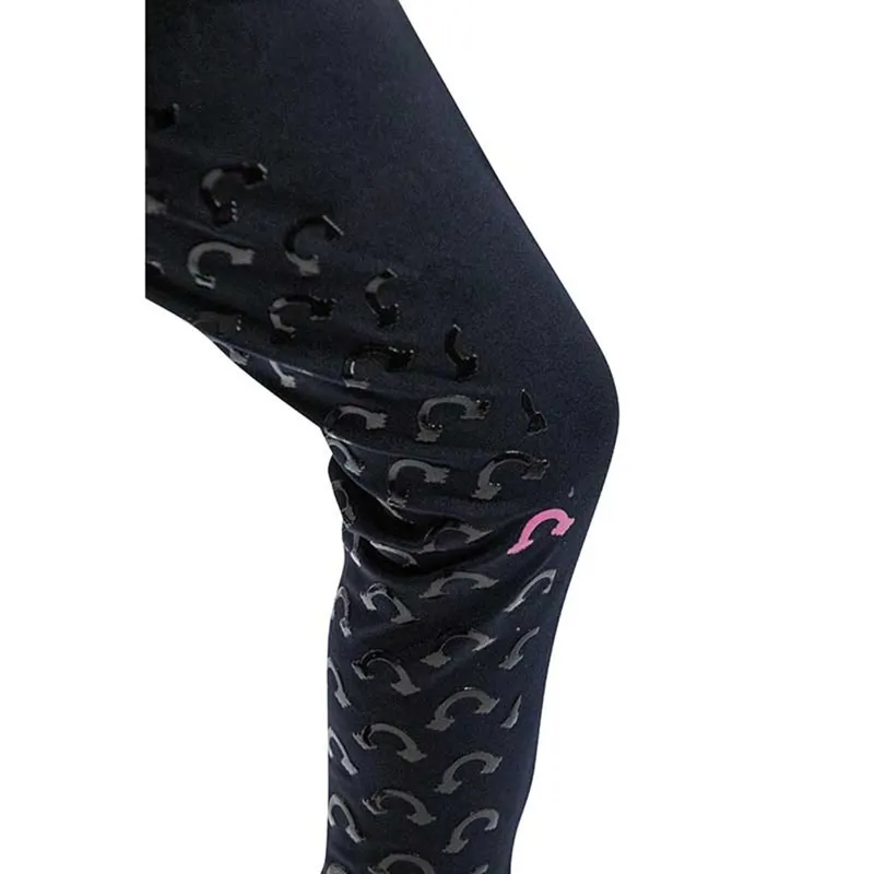 Little Rider Unicorn Magic Riding Tights - Navy/Pink-2