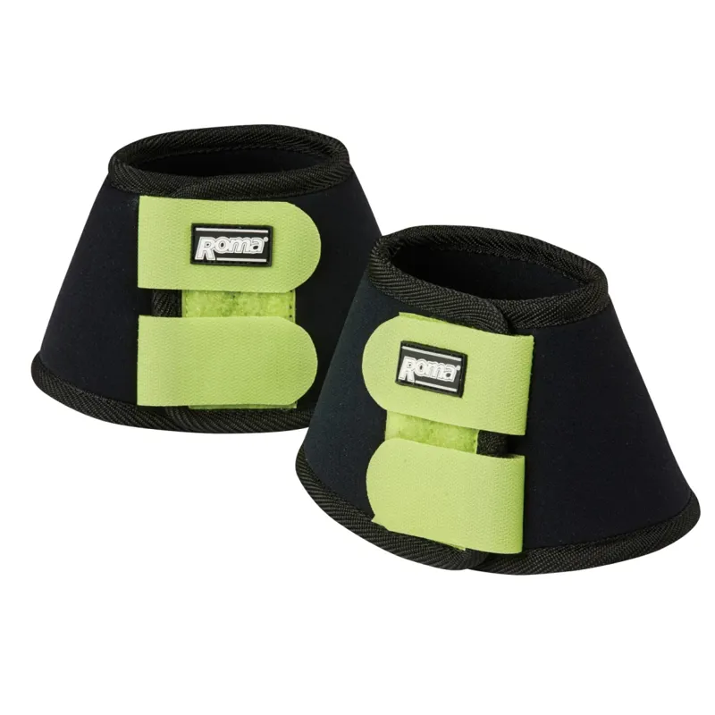Roma Neoprene Bell Boots II - Black/Green