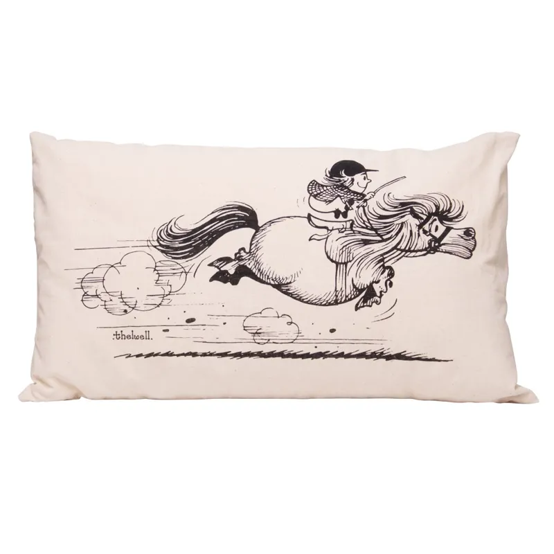 Hy Equestrian Thelwell Collection Race Cushion - Beige