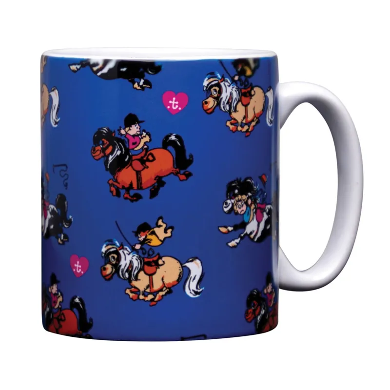 Hy Equestrian Thelwell Collection Race Mug - Cobalt Blue