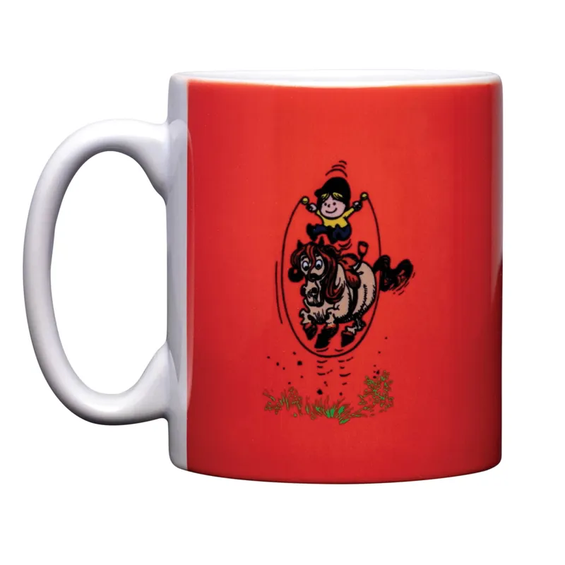 Hy Equestrian Thelwell Collection Mug - Red