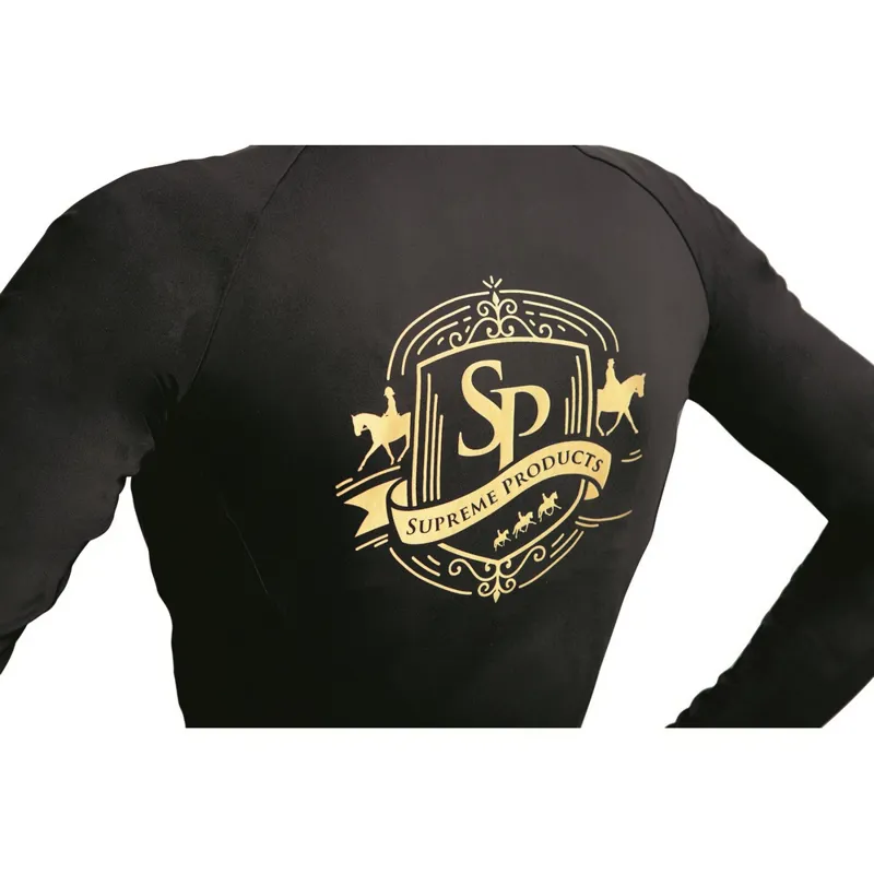Supreme Products Active Show Rider Base Layer - Black/Gold-1