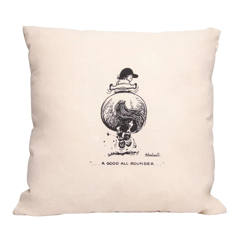 Hy Equestrian Thelwell Collection All Rounder Cushion - Beige