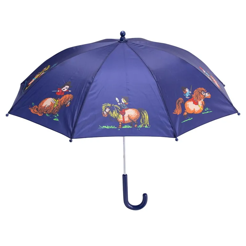 Hy Equestrian Thelwell Collection Umbrella - Navy-1