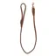 Benji and Flo Superior Rolled Leather Dog Lead - Tan/Rose Gold