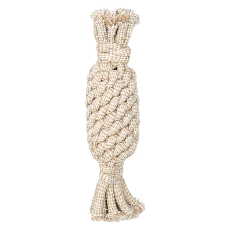 Benji and Flo Natural Eco-Friends Shaped Dog Toy - Pineapple