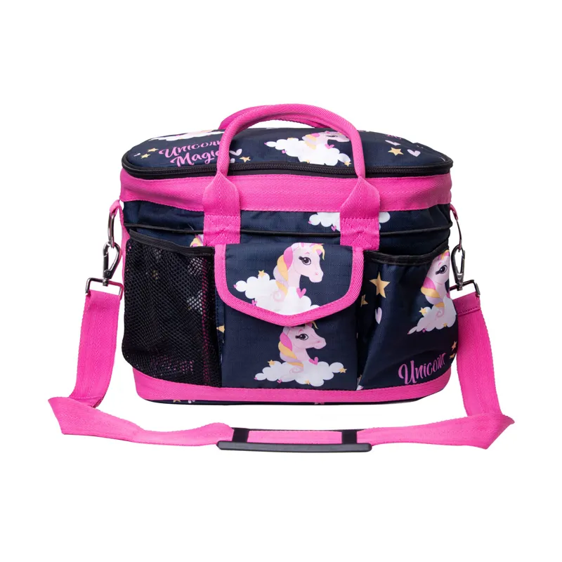 Hy Equestrian Unicorn Magic Grooming Bag - Navy/Pink