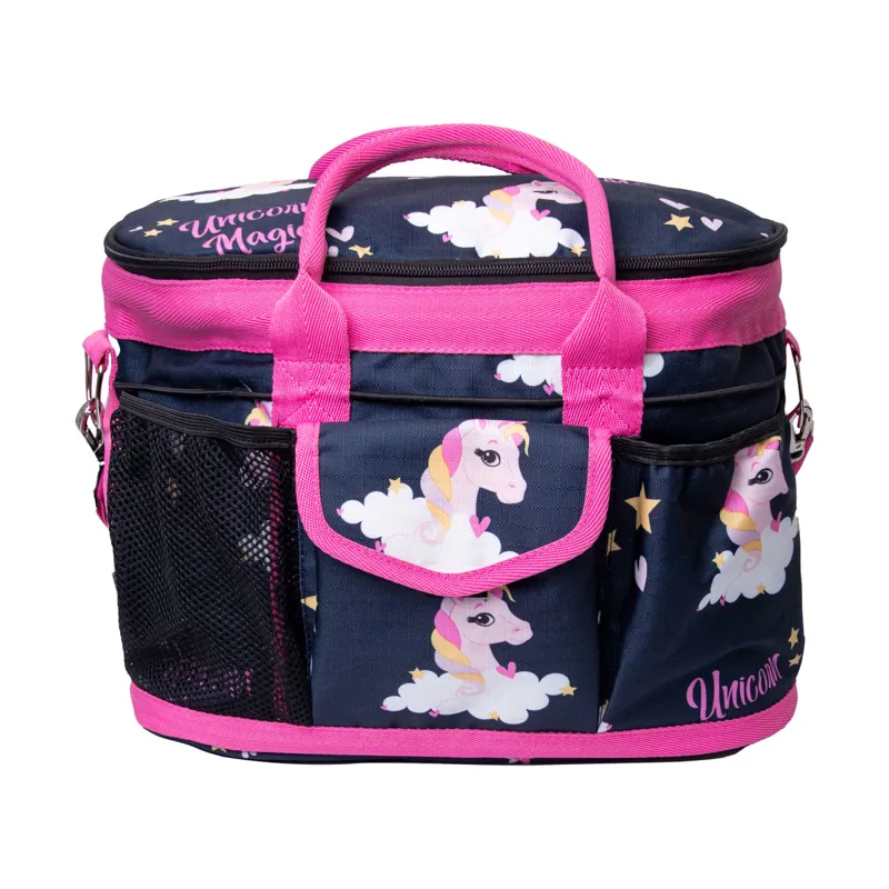 Hy Equestrian Unicorn Magic Grooming Bag - Navy/Pink-1