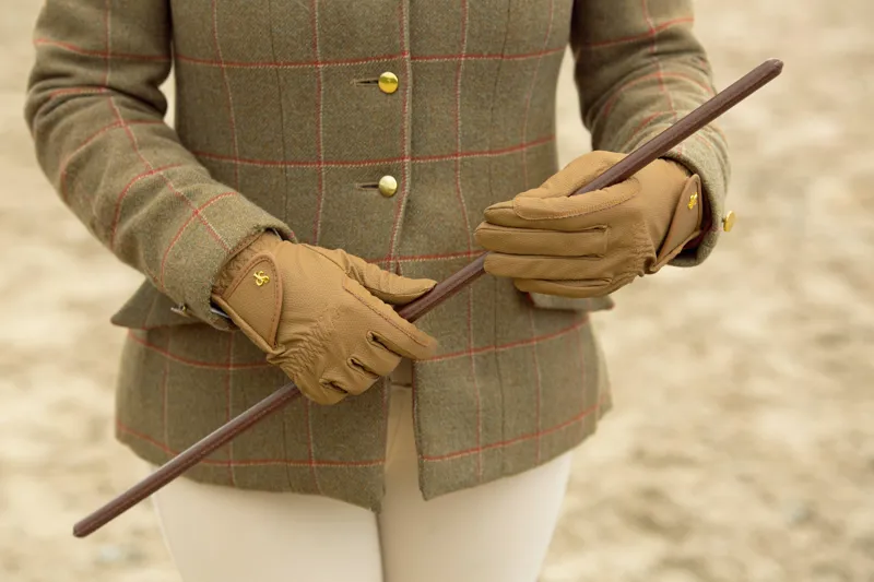 Supreme Products Classic Leather Show Cane - Brown-2