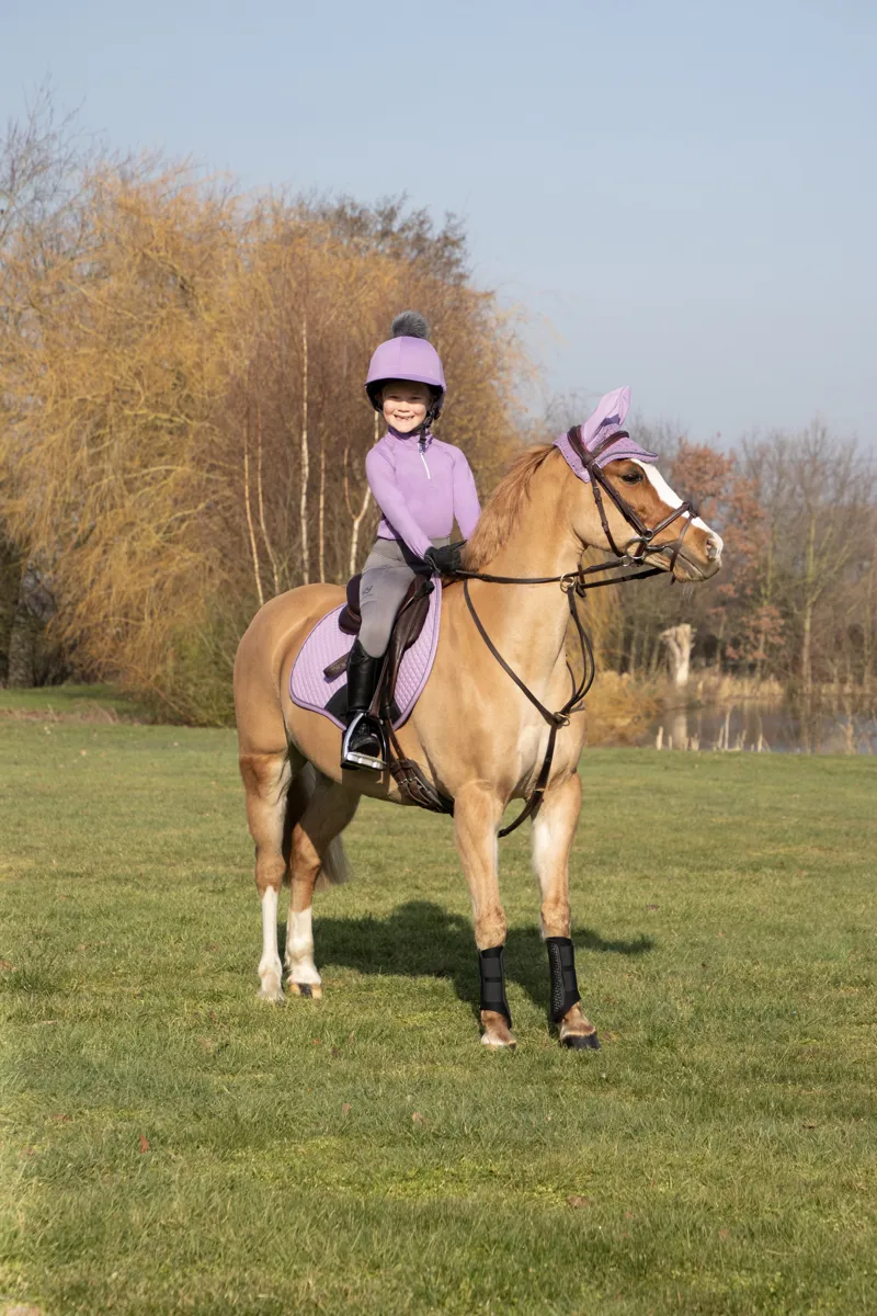 Hy Sport Active Young Rider Base Layer - Blooming Lilac-2