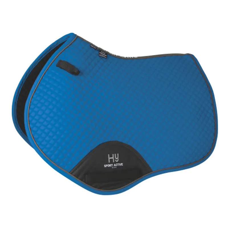 Hy Sport Active Close Contact Saddle Pad - Jewel Blue