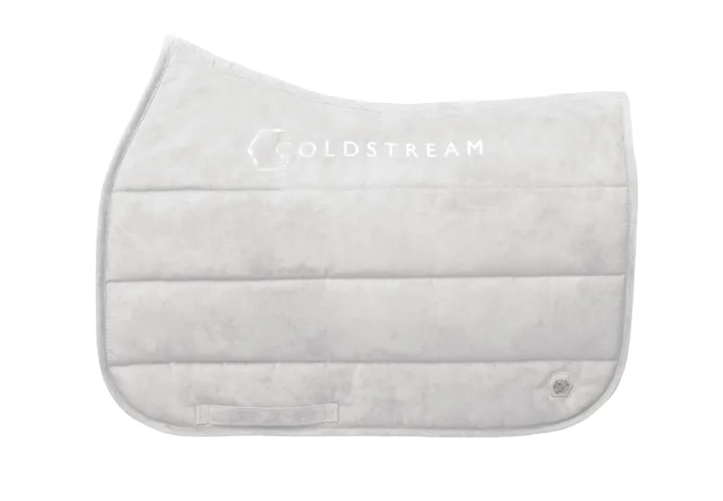 Coldstream Belford Suede GP Saddle Pad - White