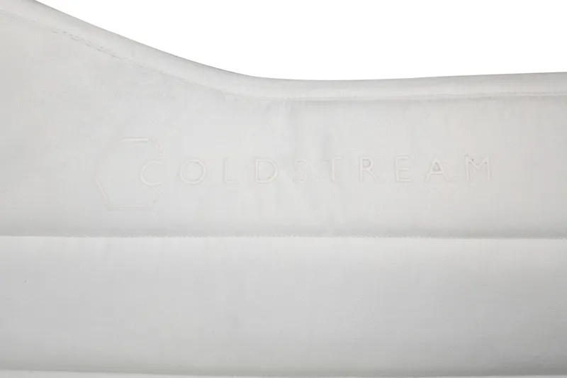 Coldstream Belford Suede GP Saddle Pad - White-1