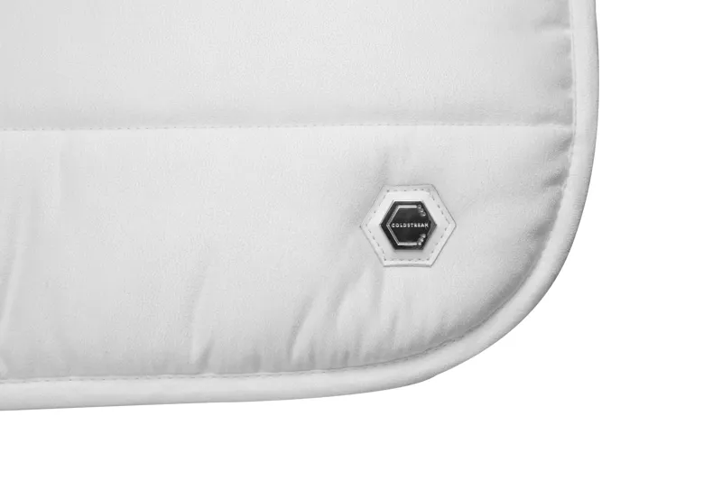 Coldstream Belford Suede GP Saddle Pad - White-2