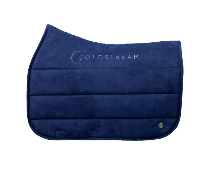 Coldstream Belford Suede GP Saddle Pad - Navy