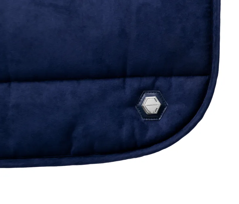 Coldstream Belford Suede GP Saddle Pad - Navy-2