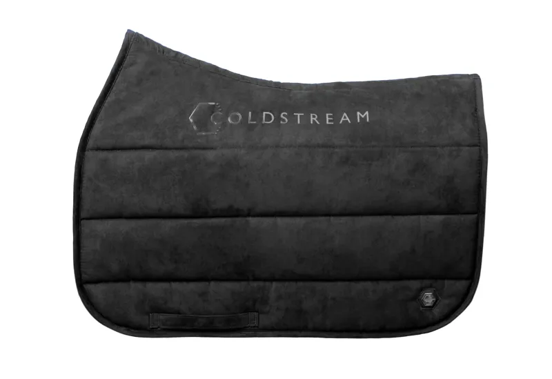 Coldstream Belford Suede GP Saddle Pad - Black