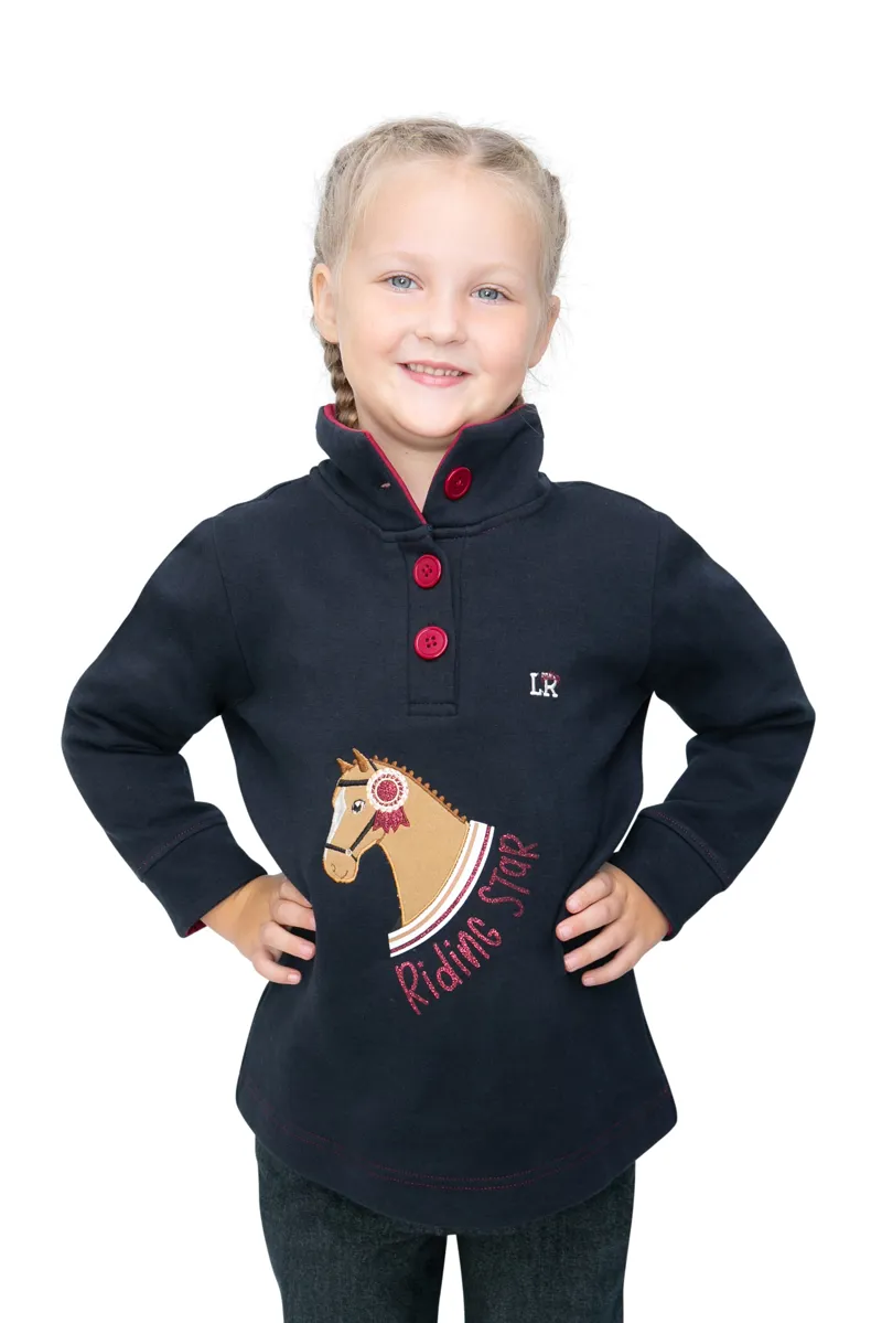 Hy Equestrian Riding Star Collection Jumper by Little Rider - Navy/Burgundy