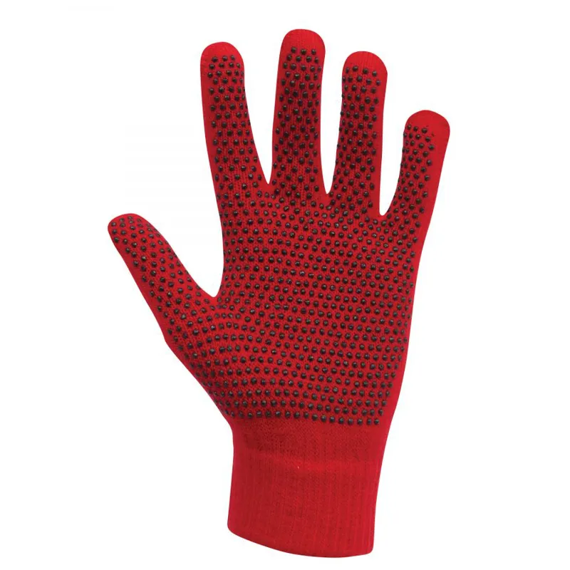 Dublin Magic Pimple Grip Riding Gloves - Red