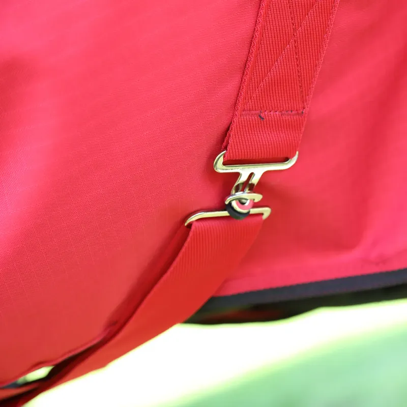 Shires Tempest Original 100g Combo Turnout Rug - Red Skeleton-3
