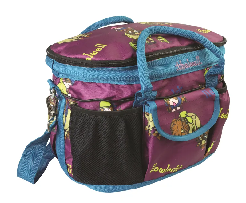 Hy Equestrian Thelwell Collection Pony Friends Grooming Bag - Purple/Blue